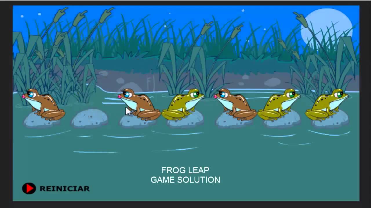 Frog Leap Game In Excel